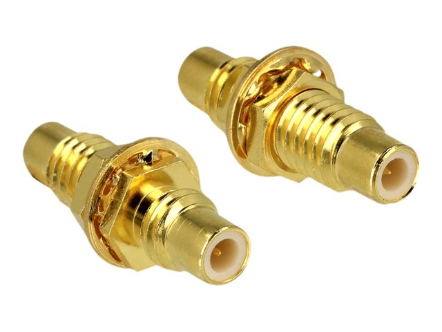 Delock RF-Adapter - SMC männlich zu SMC männlich Paneel montierbar