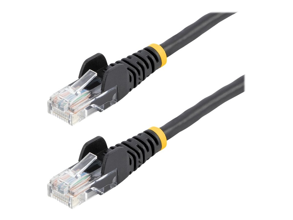 StarTech.com Startech Cat5e Patchkabel mit Snagless RJ45 Anschluss - Netzwerkkabel 5m - Schwarz - Patch-Kabel - RJ-45 (M)
