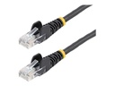 StarTech.com Startech Cat5e Patchkabel mit Snagless RJ45 Anschluss - Netzwerkkabel 5m - Schwarz - Patch-Kabel - RJ-45 (M)