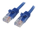 StarTech.com Cat5e Patchkabel mit Snagless RJ45 Anschluss - Netzwerkkabel 5m - Blau - Patch-Kabel - RJ-45 (M)