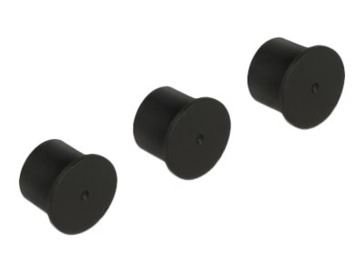 Delock Schutzkappe - Schwarz (Packung mit 10)