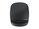 StarTech.com Ergonomisches Mauspad mit Gelkissen, 17x18x2cm, Gepolstertes Gel Mauspad für ergonomischer Arbeitsplatz mit Handgelenkauflage und rutschfeste PU-Basis unterlage (B-ERGO-MOUSE-PAD)