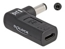 Delock Netzteil - USB-C (W) zu Gleichstromstecker 5,5 x 2,1 mm (M)