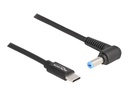 Delock Stromkabel - USB-C (M) zu Gleichstromstecker 5,5 x 1,7 mm (M)