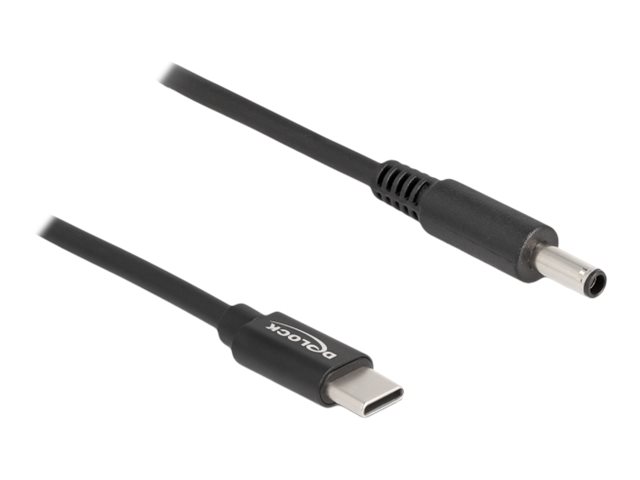 Delock Stromkabel - 24 pin USB-C (M) zu Gleichstromstecker 4,5 x 3,0 mm (M)