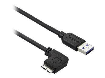 StarTech.com StarTech 1m Slim Micro USB 3.0 Kabel linksgewinkelt - USB 3.1 Gen 1 (5 Gbit/s)