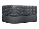 Logitech ERGO K860 - Tastatur - kabellos - 2.4 GHz, Bluetooth 5.0