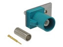 Delock FAKRA Z plug spring pin for crimping 1