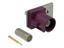 Delock FAKRA D plug spring pin for crimping 1