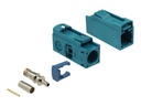 Delock FAKRA Z jack 25 mm (long) for crimping