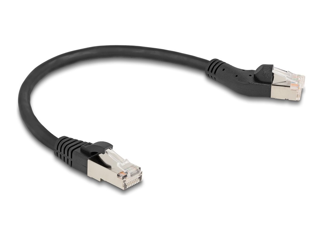 Delock Patch-Kabel - RJ-45 (M) links abgewinkelt zu RJ-45 (M)