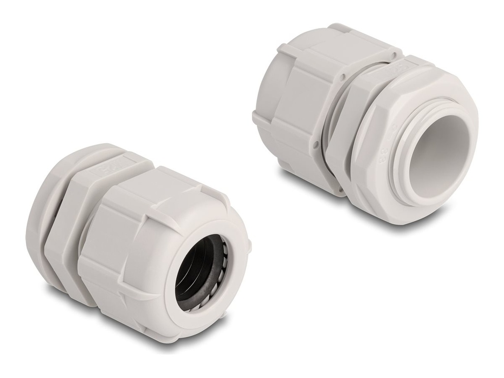 Delock Kabelverschraubung (M25) - Grau (Packung mit 10)