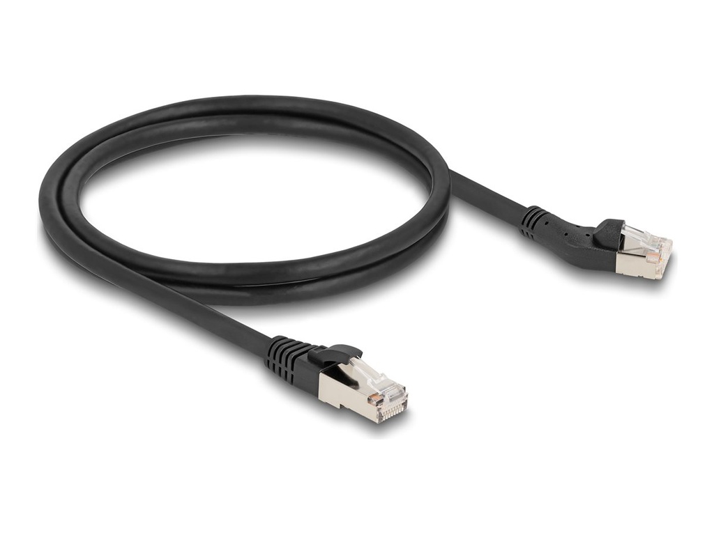 Delock Patch-Kabel - RJ-45 (M) links abgewinkelt zu RJ-45 (M)
