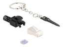 Delock Netzwerkanschluss - RJ-45 (M) - STP - CAT 6a - hauchvergoldete Kontakte (Packung mit 10)