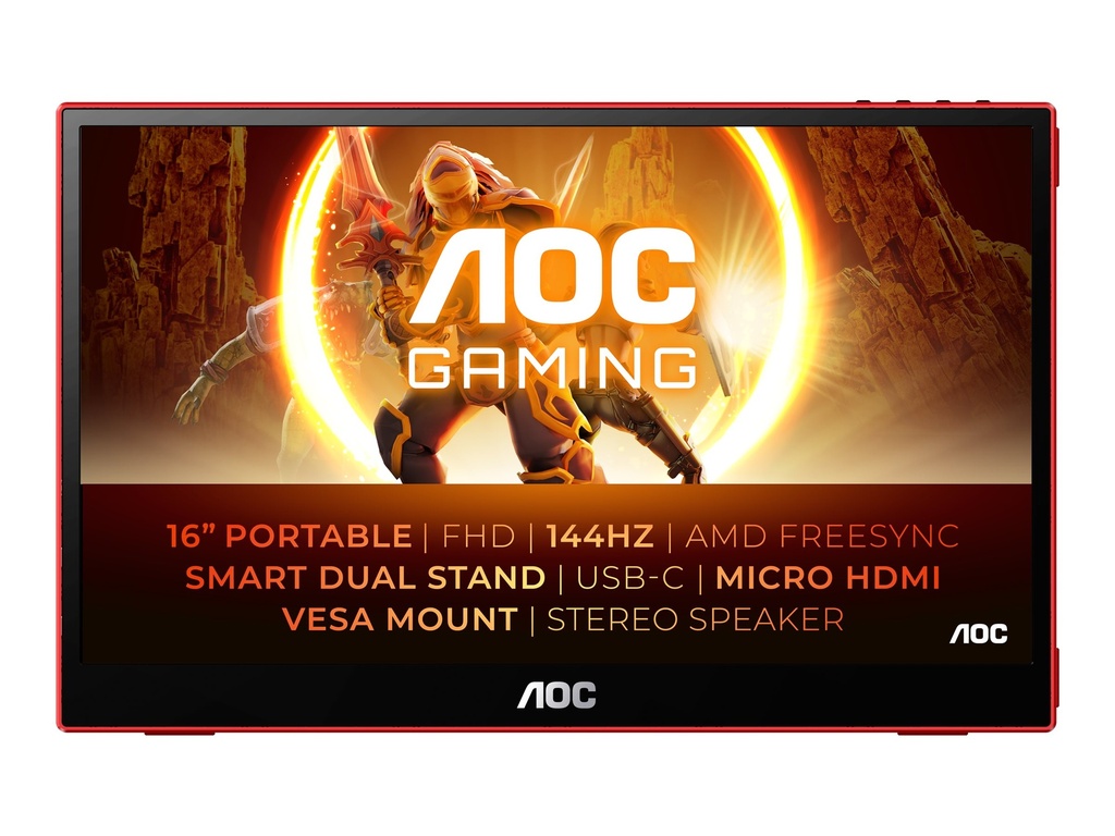 AOC Gaming 16G3 - LED-Monitor - 39.5 cm (15.6")