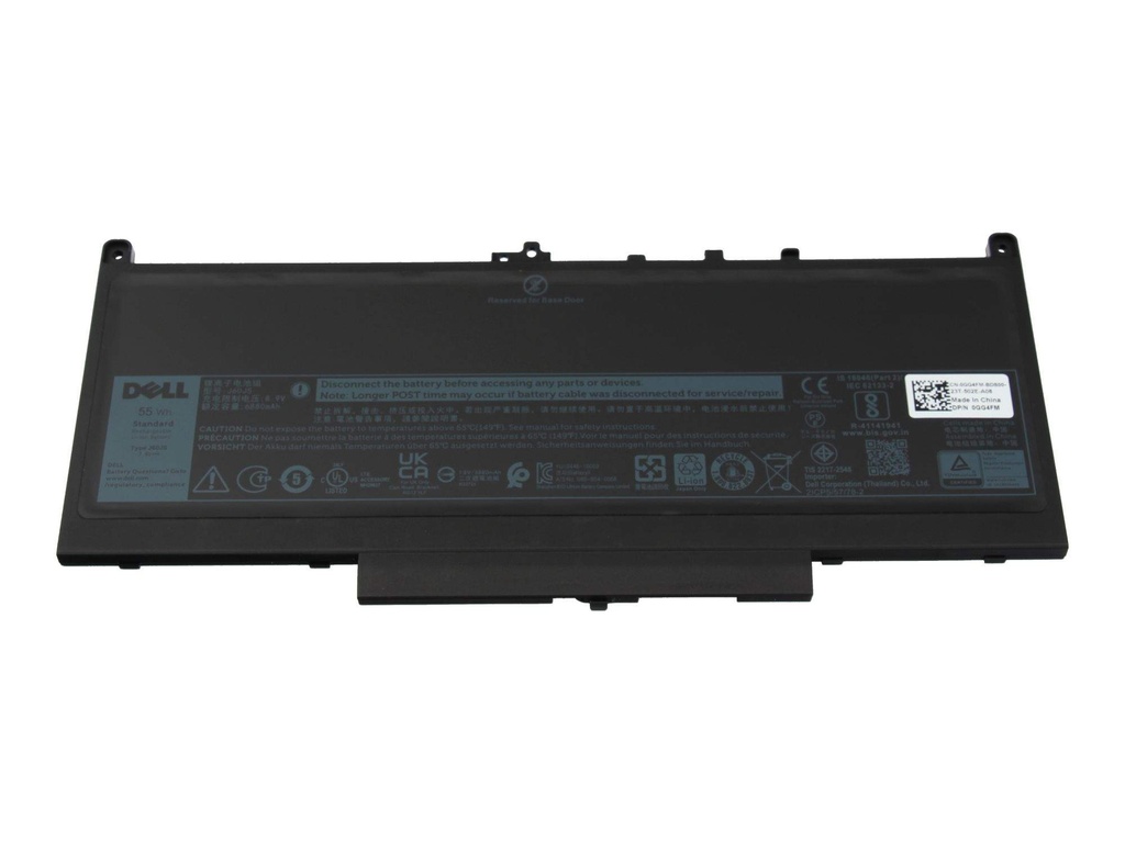Dell Primary Battery - Laptop-Batterie - 1 x Lithium-Ionen 4 Zellen 55 Wh - Batterie - 7.080 mAh