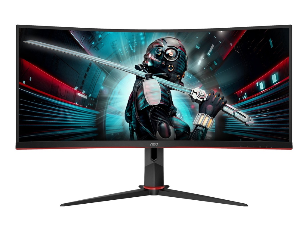 AOC Gaming CU34G2/BK - G2 Series - LED-Monitor - Gaming - gebogen - 86.4 cm (34")