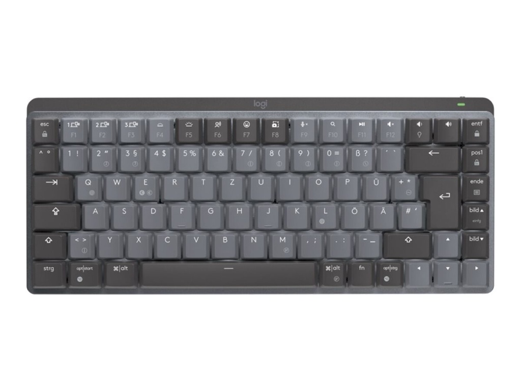 Logitech Master Series MX Mechanical Mini - Tastatur - hinterleuchtet - kabellos - Bluetooth LE - QWERTY - Nordisch (Dänisch/Finnisch/Norwegisch/Schwedisch)