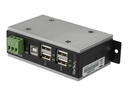 StarTech.com Startech HB20A4AME USB 2.0 Hub (4-Port Industrial USB 2.0 Hub mit ESD-Schutz, 350W Überspannungsschutz , Wandmontage)
