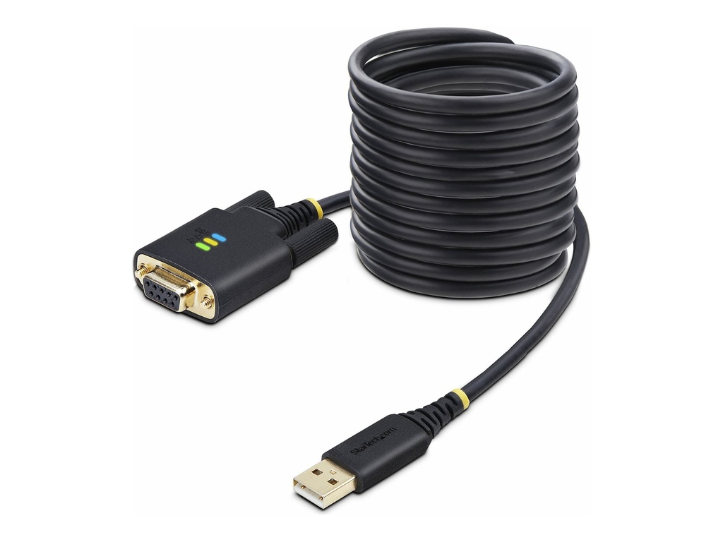 StarTech.com StarTech 3m USB Null Modem Kabel, FTDI, USB-A zu RS232 Adapter - Kabel USB / seriell - USB (M)