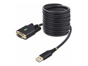 StarTech.com 3m USB Null Modem Kabel, FTDI, USB-A zu RS232 Adapter - Kabel USB / seriell - USB (M)