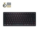 Cherry KW 9200 MINI - Tastatur - kabellos - 2.4 GHz, Bluetooth 5.0
