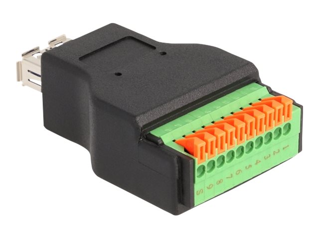Delock USB-Adapter - USB Typ A (W) zu 10-poliger