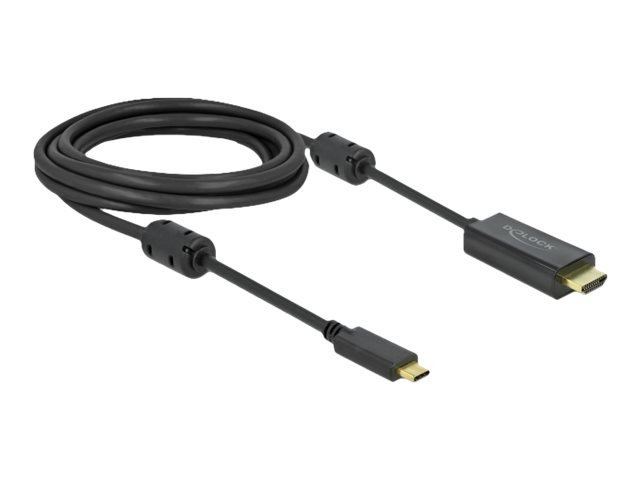Delock Video- / Audiokabel - 24 pin USB-C männlich