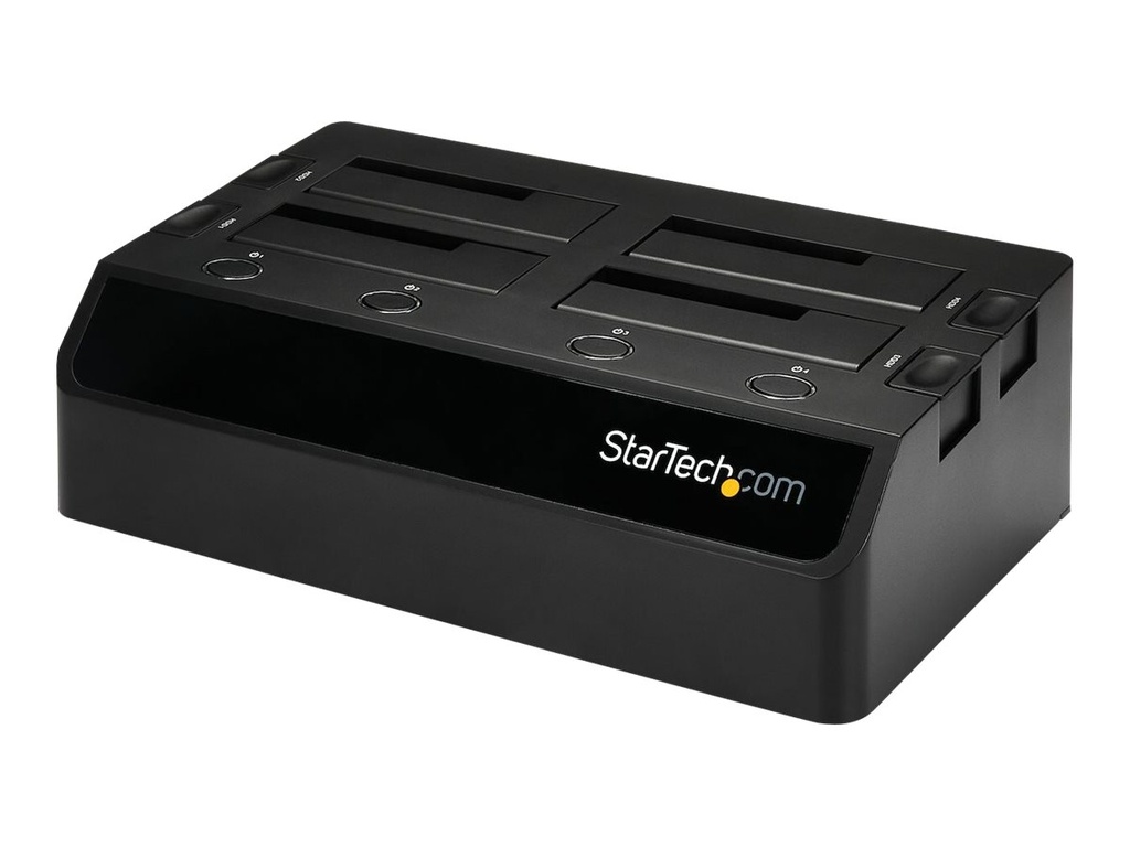 StarTech.com 4-Bay USB 3.0 to SATA Hard Drive Docking Station, USB Hard Drive Dock, External 2.53.5 SATA III (6Gbps)