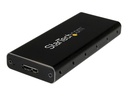 StarTech.com SSD Festplattengehäuse für M.2 Festplatten - USB 3.1 Type C - NGFF - USB C Kabel - USB 3.1 Case auf M2 Adapter - Speichergehäuse - M.2 - SATA 6Gb/s - USB 3.1 (Gen 2)