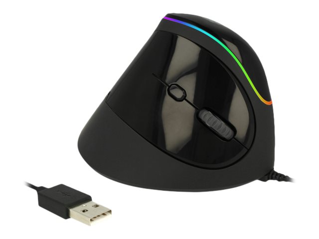 Delock Ergonomic - Vertikale Maus - ergonomisch