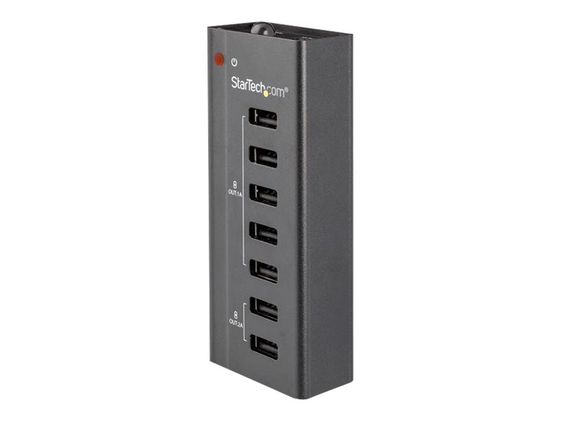[ST7C51224EU] StarTech.com ST7C51224EU USB Ladestation (7 Ports, 5x 1A Ports & 2x 2A Ports, Standalone,  USB Ladestreifen fur mehrere Gerate)
