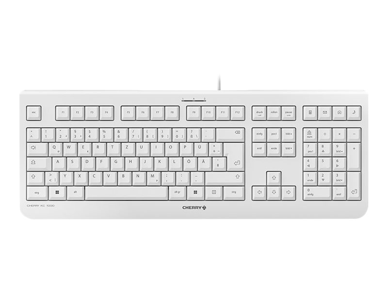 Cherry KC 1000 - Tastatur - Deutsch - Hellgrau
