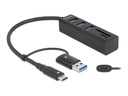 Delock Hub - 3 x USB 3.2 Gen 1 + 1 x USB-C