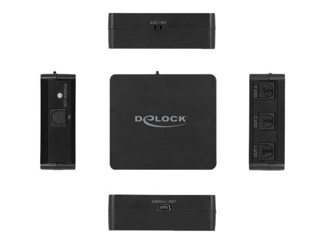 Delock Audio-Splitter - 3 x SPDIF - Desktop