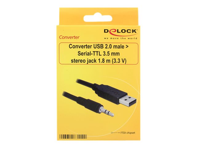 Delock Converter USB 2.0 > Serial-TTL 3.5 mm