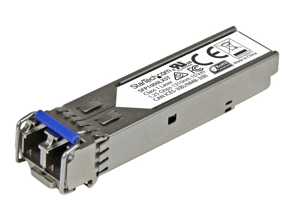 StarTech.com Startech 1000BASE-LX - Gigabit Transceiver - LC Fiber - MSA Compliant - 10 km - Gigabit SFP Modul - Single Mode SFP - SFP (Mini-GBIC)