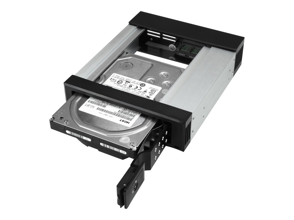 [HSB1SATSASBA] StarTech.com Startech 5,25 auf 3,25 Festplatten Wechselrahmen - für 3,5 SATA/SAS Laufwerke - Trägerlos - SAS/SATA Backplane - Laufwerksschachtadapter - 5,25" bis 3,5" (13.3 cm to 8.9 cm)