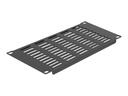 Delock Halterungs-Belüftungsplatte (horizontal) - Rack montierbar - Schwarz - 3U - 25.4 cm (10")