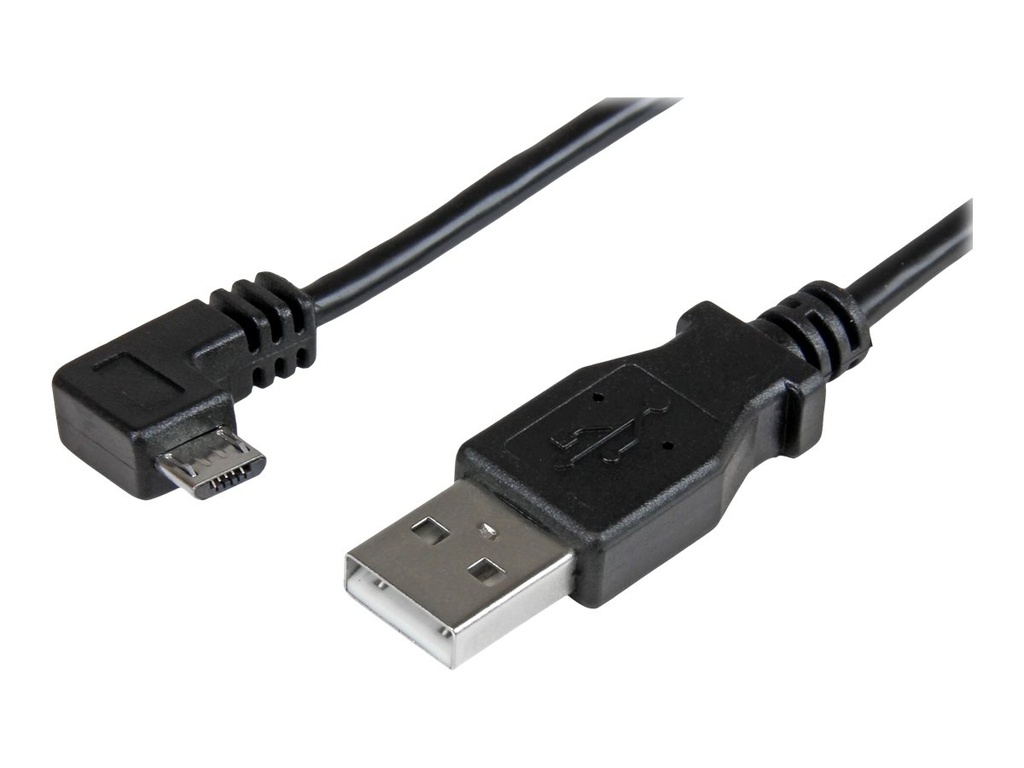 StarTech.com Micro USB Lade/Sync-Kabel - St/St - Micro USB rechtsgewinkelt - 1m - USB auf Micro USB Ladekabel - USB-Kabel - Micro-USB Typ B (M)