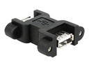 Delock USB-Adapter - USB (W) zu USB (W) - Schwarz
