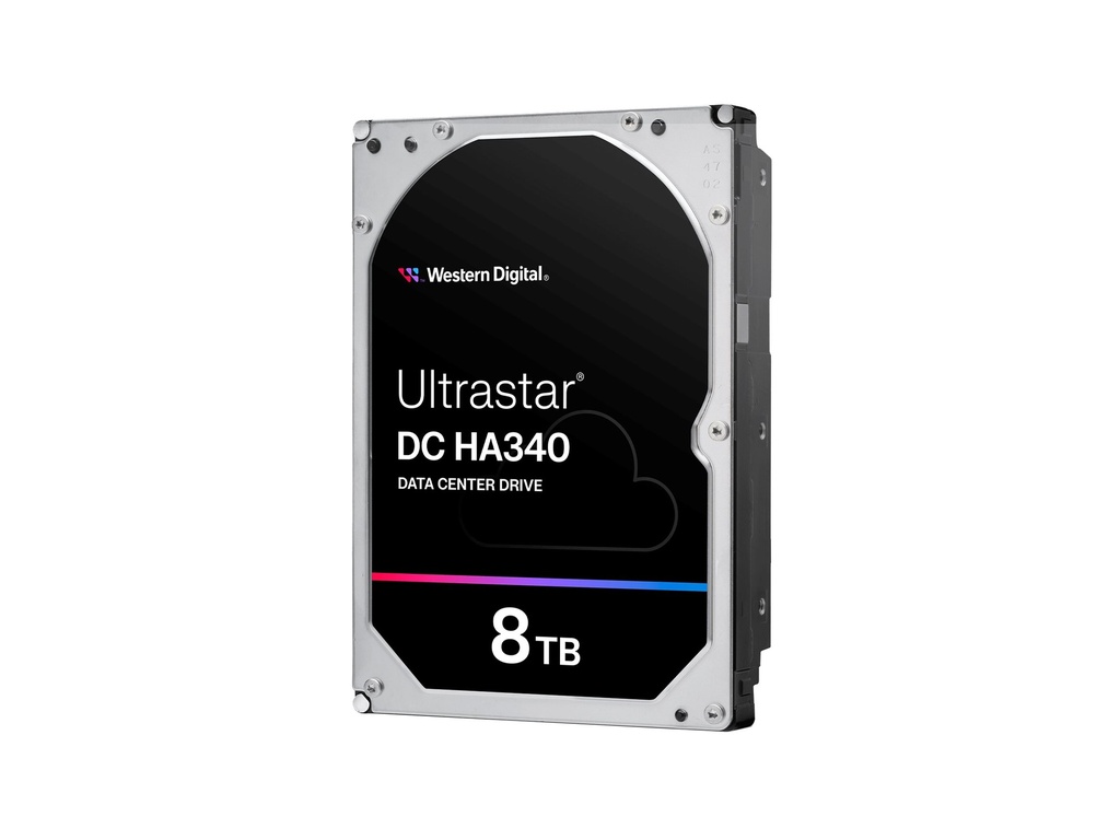 WD Ultrastar DC HA340 WUS721208BLE6L4 - Festplatte - Rechenzentrum - 8 TB - intern - 3.5" (8.9 cm)