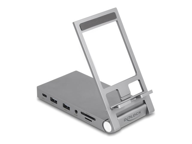 Delock Dockingstation + Notebook-/Tablet-Ständer