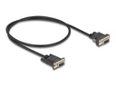 Delock Kabel seriell - DB-9 (W) zu DB-9, Gleichstromstecker 5,5 x 2,1 mm (W)