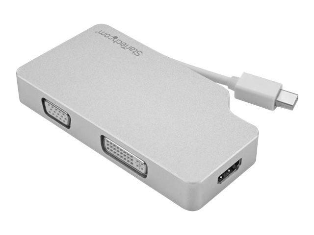 StarTech.com Aluminium Reise A/V Adapter 3-in-1 Mini DisplayPort auf VGA, DVI oder HDMI