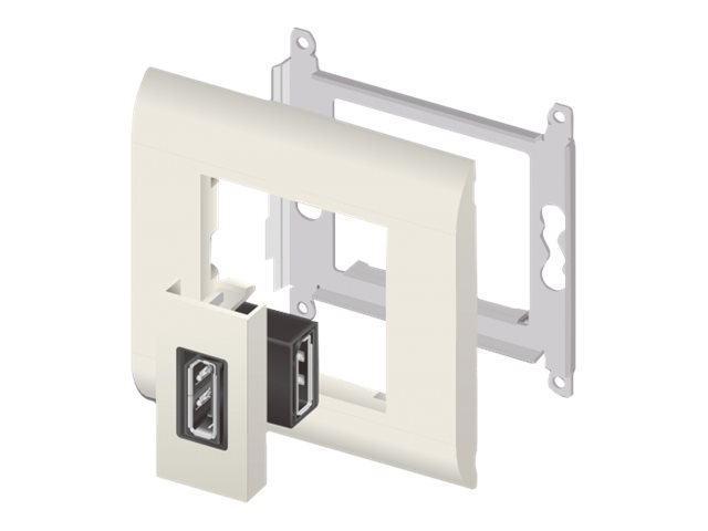 Delock Easy 45 - Einrastmodul - DP - weiß