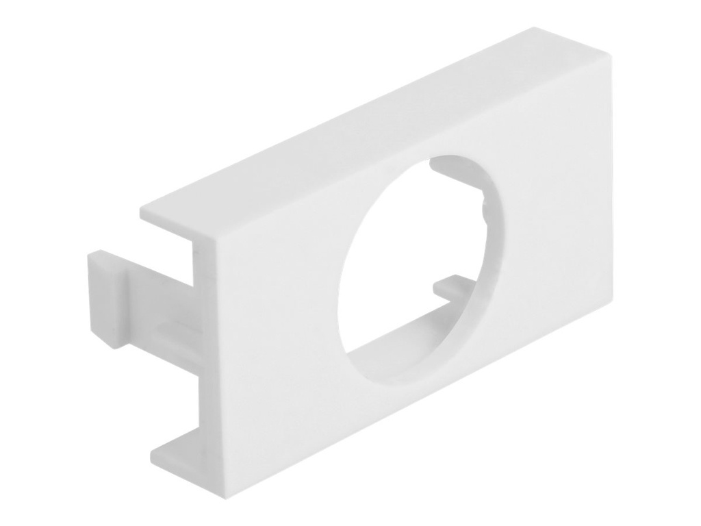 Delock Easy 45 - Abdeckung für Ausgänge - weiß, RAL 9003 (Packung mit 10)