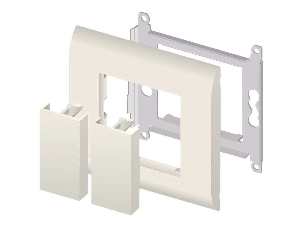 Delock Easy 45 - Abdeckung für Ausgänge - weiß, RAL 9003 (Packung mit 10)