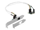 Delock Mini PCIe I/O PCIe half size 1 x Gigabit