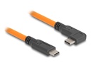 Delock USB-Kabel - USB-C (M) gewinkelt zu USB-C (M)